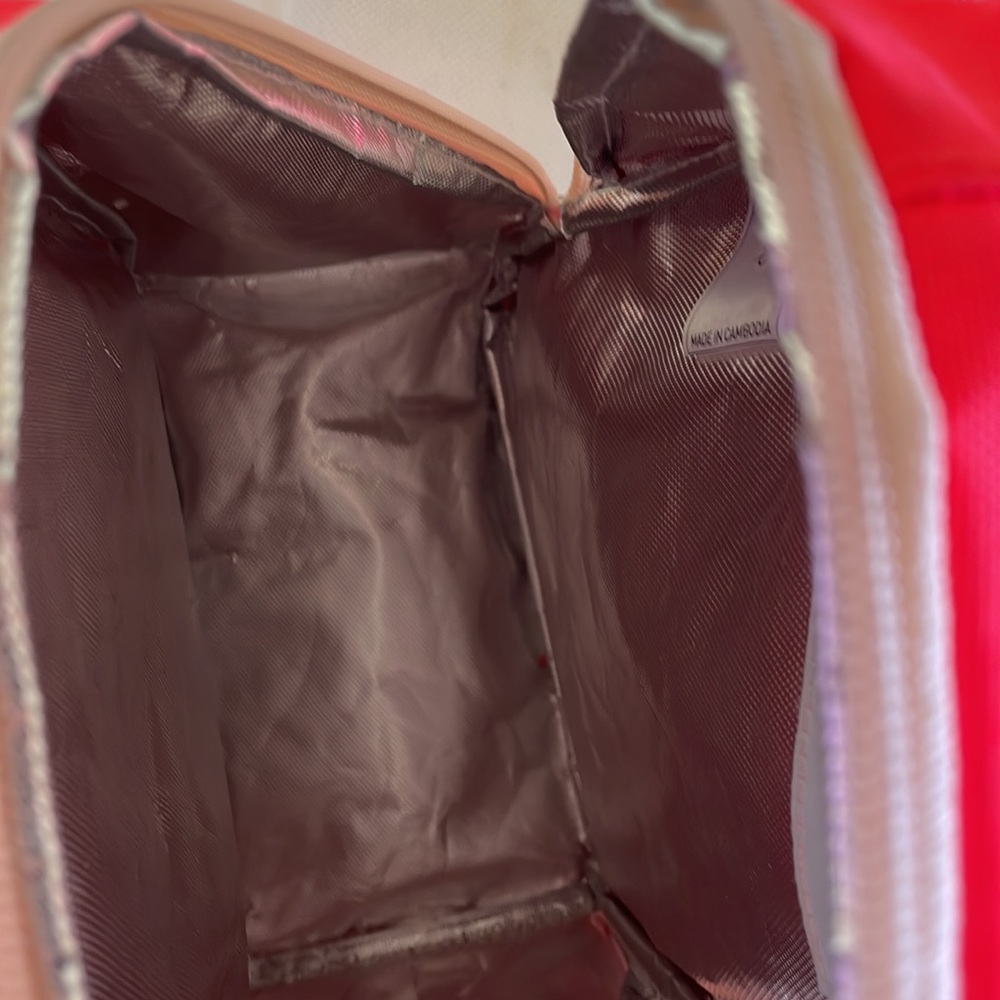 adidas Kids Red Mini Backpack with Cream Accents - Picture 7 of 7